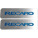 2 placchette Recaro in acciaio logobadgesigla