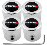 4 tappi per valvole antifurto Nissan AlmeraGTRMaxima Nismo striato