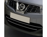Doppia cornice per griglia radiatore cromo Nissan Qashqai Nissan Qashqai 2