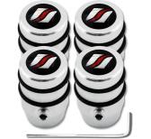 4 bouchons de valve antivol design