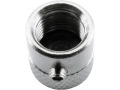 4 Nitrogen N2 black & chrome "striated" antitheft valve caps