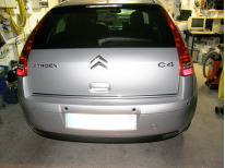 Baguette de coffre chromée