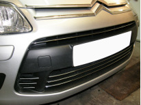 Baguette de calandre chrome Citroën C4 0411 C4 Berline C4 Coupé phase 2