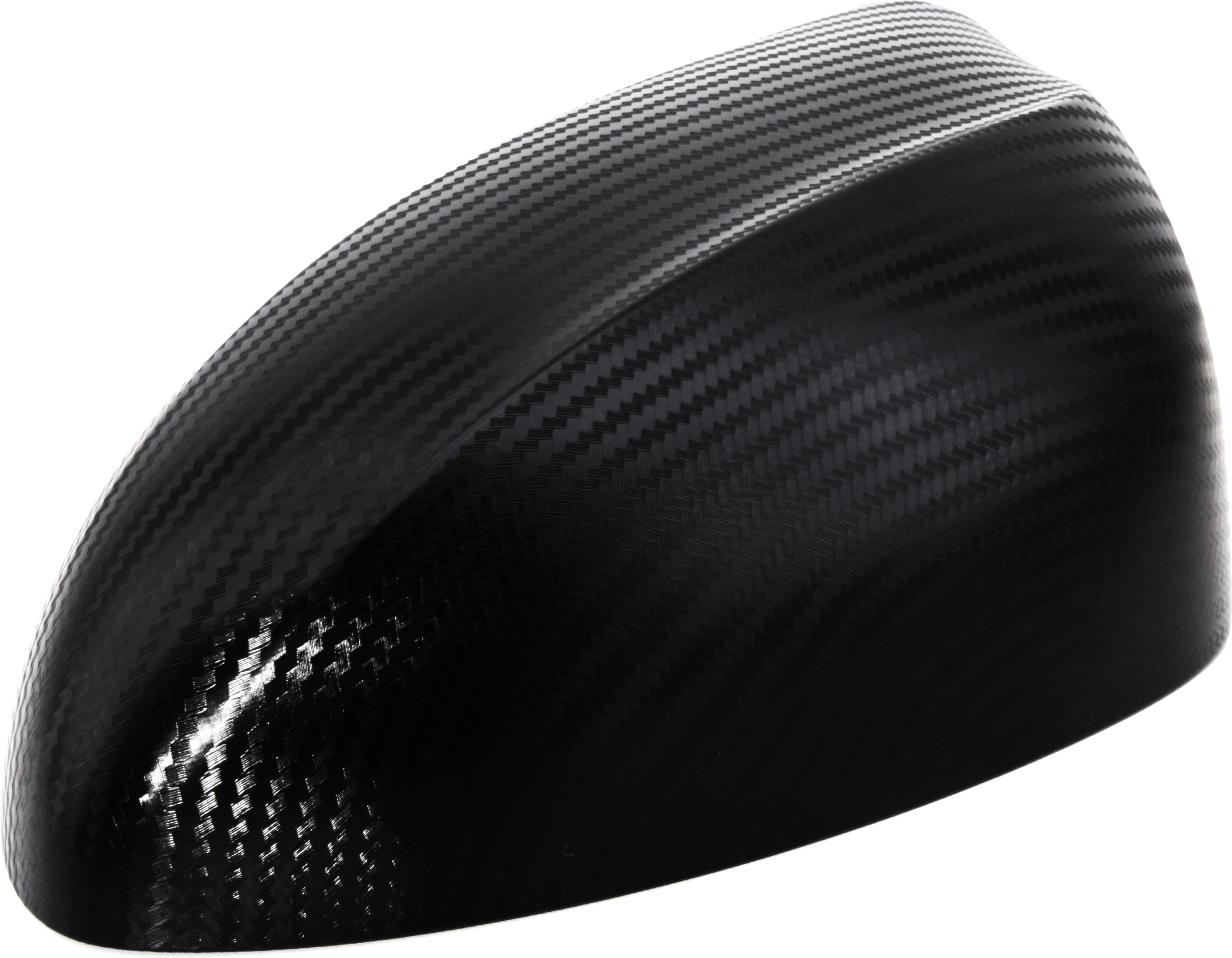 Luxyline 3D carbon fiber vinyl wrap sticker 50cm glossy black