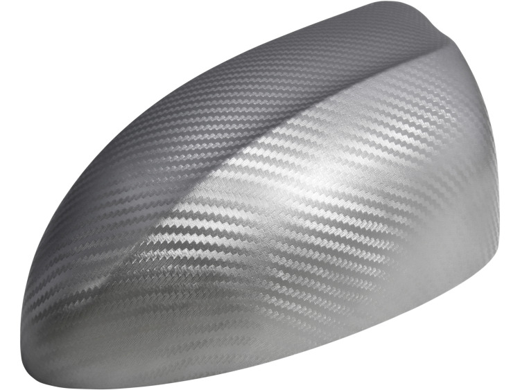 Luxyline 3D Karbon-Klebefilm 50cm silbergrau