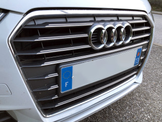 Doppia cornice per griglia radiatore cromata Audi A1 1018 Sportback Audi A1 1019 Audi A1 1822 Spo