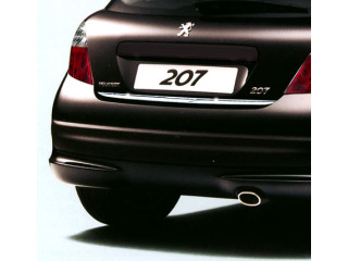 Trunk chrome trim Peugeot 207 0612 Peugeot 207 CC 0715 Peugeot 207 SW 0713
