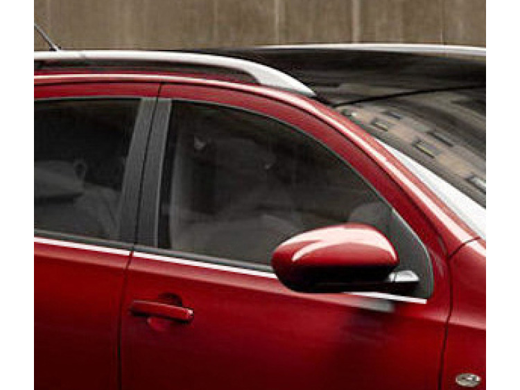 Side windows lower chrome trim Nissan Qashqai +2 08-10 Qashqai +2 phase 2 10-14/+2 phase 3/07-10/pha