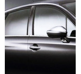 Baguette chromée de contour inférieur des vitres