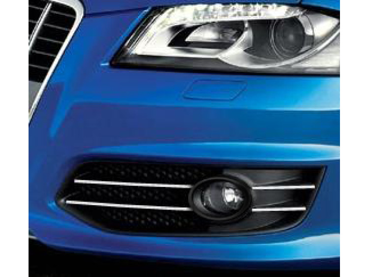 Baguette chromée pour antibrouillards compatible Audi S3 06-24 & Audi S3 sportback 06-24