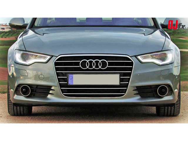 Baguette de calandre chromée pour Audi A6 Série 4 Avant 1015  Audi A6 Série 4 Berline 1015