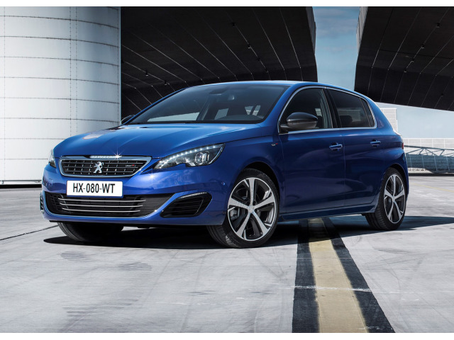 Baguette de calandre inférieure chromée pour Peugeot 308 II 1321  Peugeot 308 II SW 1421