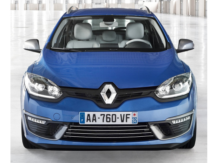 Baguette de calandre inférieure chromée pour Renault Mégane III estate 09-12