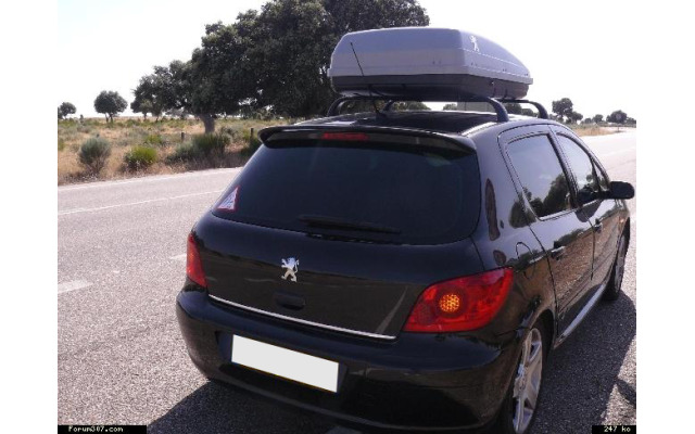 Baguette de coffre chromée pour