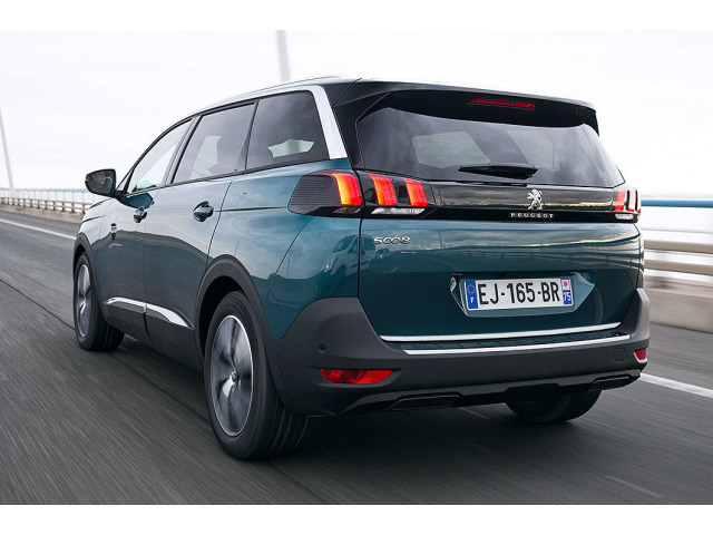 Baguette de coffre chromée pour Peugeot 5008 II 1725