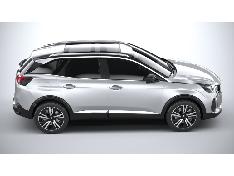 Chromleiste f&uuml;r die untere Fensterkontur Peugeot 3008 II phase 2 (20-26)