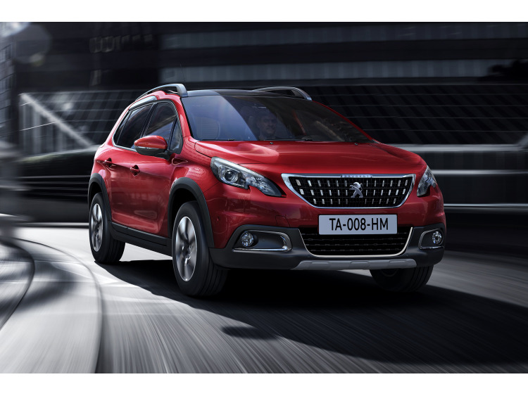 Chromleiste für Kühlergrill-Konturen Peugeot 2008 13-19 & Peugeot 2008 19-25