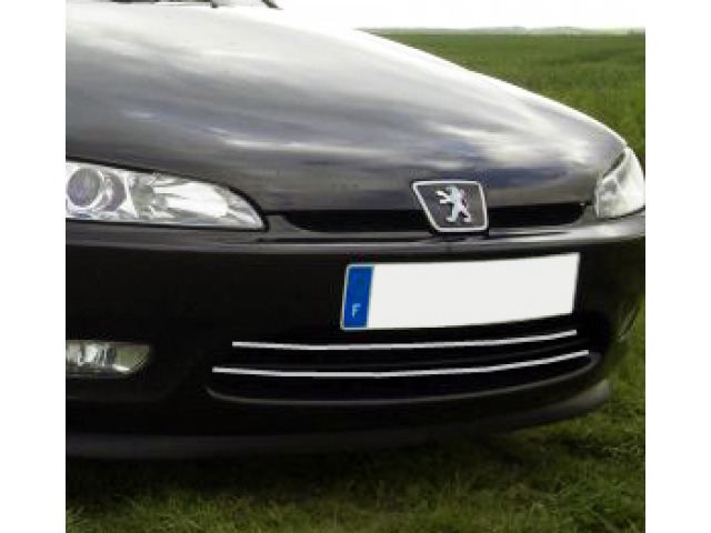 Chromleiste für Kühlergrill Peugeot 406 coupé 9703