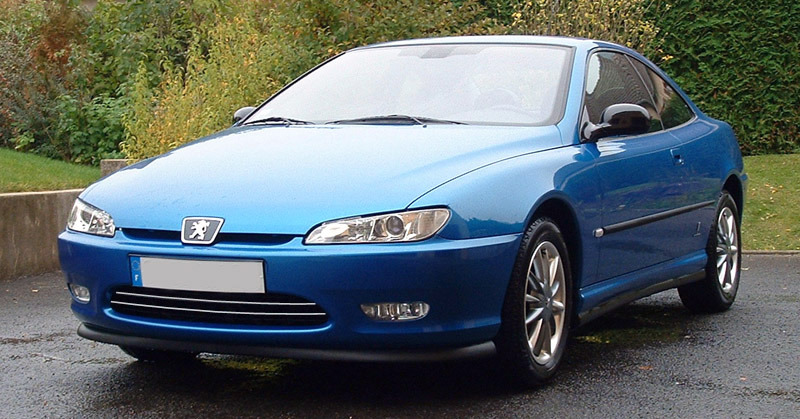 CHROMLEISTE FUR KUHLERGRILL PEUGEOT 406 COUPE 97 03 