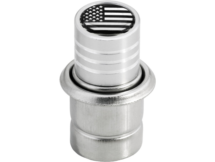 Cigarette lighter American flag USA United States chrome