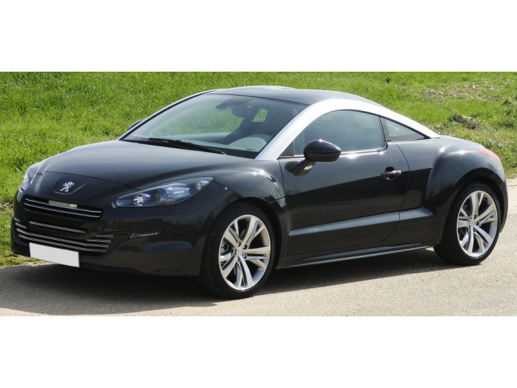 Double baguette de calandre chromée pour Peugeot RCZ 12-15 facelift