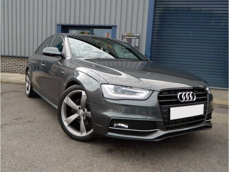 Fog lights chrome trim Audi A4 série 4 15-25
