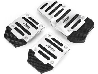 Kit 3 Stahlpedale für Schaltgetriebe