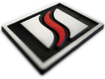 Logo Luxyline pour le volant en aluminium