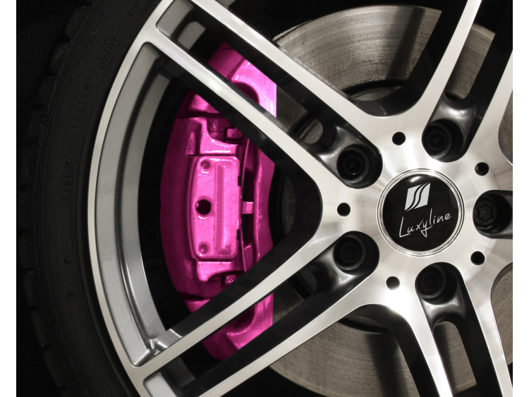 Painting kit for brake calipers metallic pink