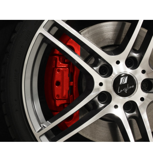 Painting kit for brake calipers red