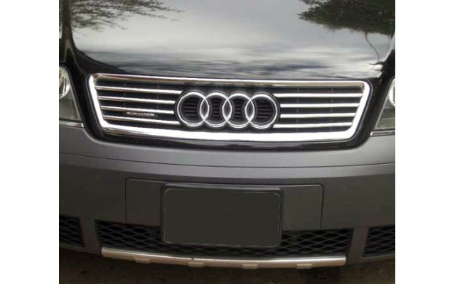 Radiator grill chrome trim compatible with