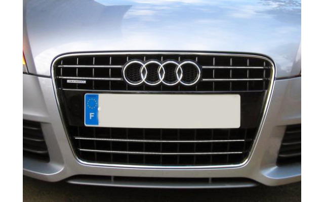 Radiator grill chrome trim compatible with