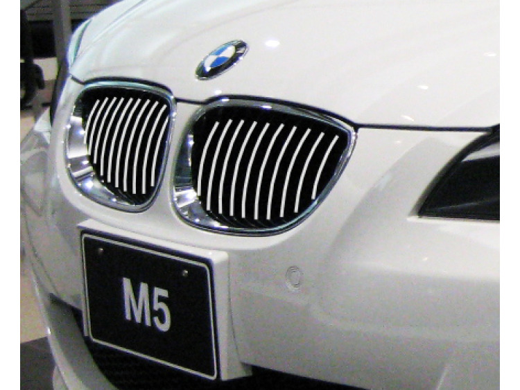 Radiator grill chrome trim compatible with BMW M5 & BMW Série 5