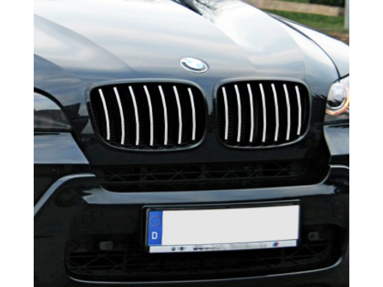 Radiator grill chrome trim compatible with BMW X5