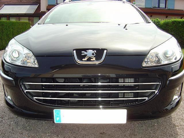 Radiator grill chrome trim compatible with