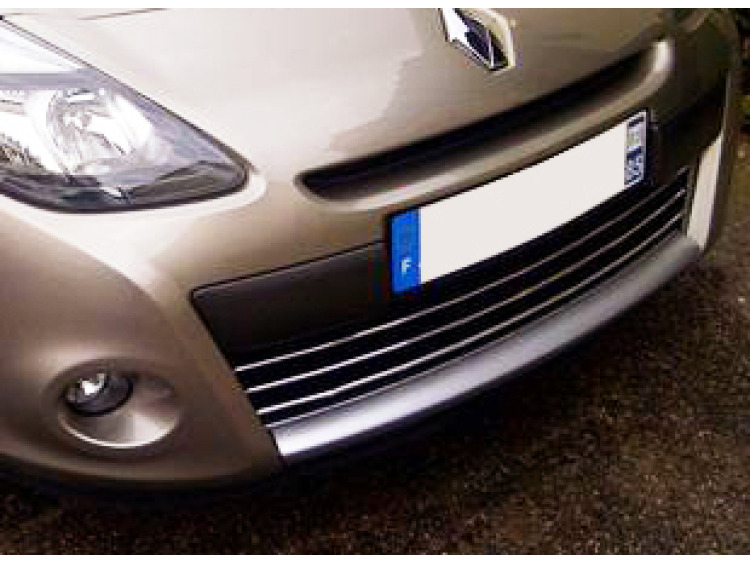 Radiator grill chrome trim compatible with Renault Clio 3 phase 2