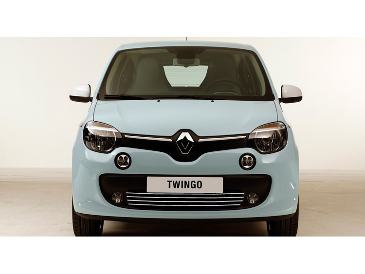 Radiator grill chrome trim compatible with Renault Twingo III