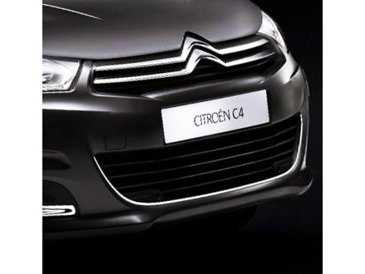 Radiator grill contours chrome trim Citroën C4 11-24