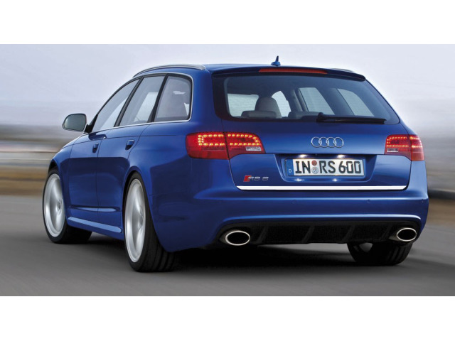 Trunk chrome trim Audi RS6 0826