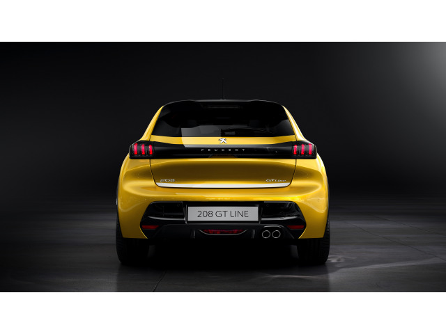 Trunk chrome trim Peugeot 208 II 1925