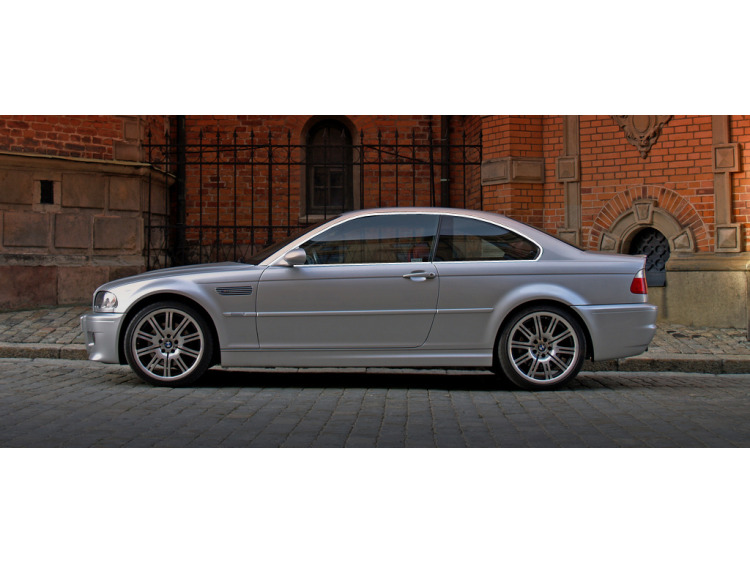 Zier-Chromleiste für seitliche Autofensterkonturen BMW M3 E46 00-06